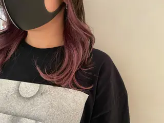 ミディアム カラー 湯田実津希🤎 ﾐﾙｸﾃｨ専門のヘアスタイル