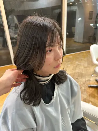 ミディアム 江原 貴登のヘアスタイル