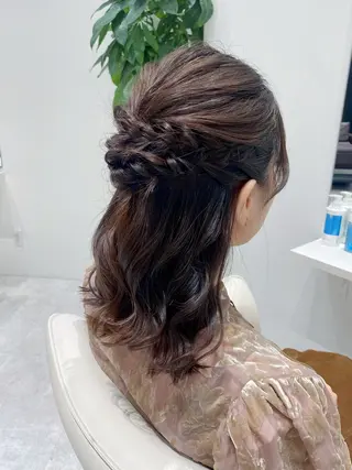 ヘアアレンジ 清川 椿咲のネイルデザイン