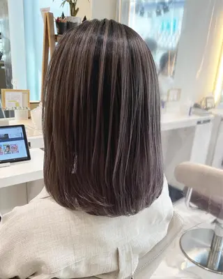 ミディアム カラー 山崎俊輔/髪質改善 /バレイヤージュのヘアスタイル