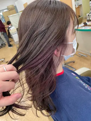 ロング 福原 亜祐美のヘアスタイル