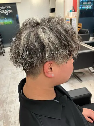 パーマ メンズ メンズ特化/パーマ/ フェードWATARUのヘアスタイル