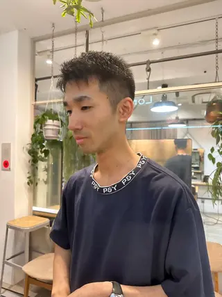 メンズ REINA☁️透明感 カラー/ぷつっと♡のヘアスタイル