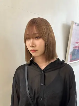 ショート レイヤー/ハイトーン ✂︎ゆーぴ✂︎のヘアスタイル