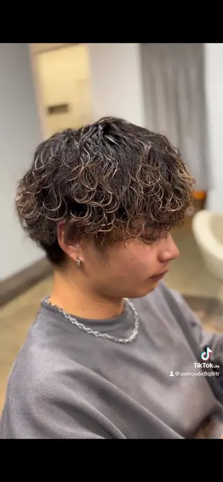 メンズ 阿倍野/髪質改善 /縮毛矯正/坪田幸広のヘアスタイル