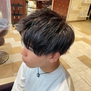 ショート カラー メンズ ツイスパ/メンズ特化 🦋𝑺𝑶𝑵𝑬の眉毛・アイブロウイメージ