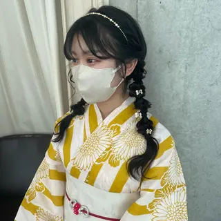 🍪ヨシイハルネ🍪 ラベンダーカラーのヘアスタイル