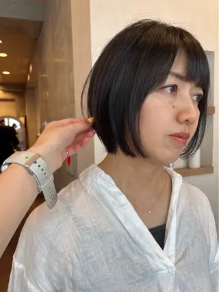 ショート カラー NANA/ 暖色カラー/ボブのヘアスタイル