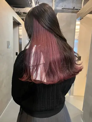 カラー 乾かしただけで艶髪✨ 縮毛矯正天王寺はやとのヘアスタイル