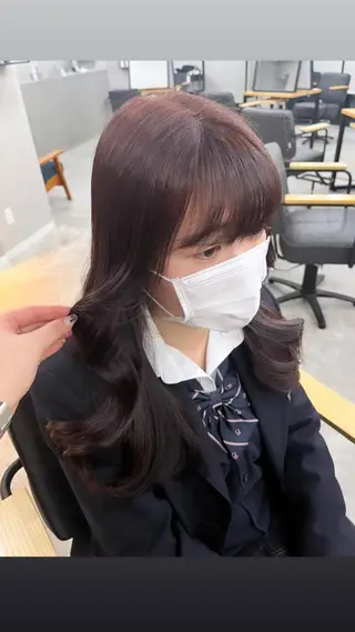 ミディアム 梅田トレンドレイヤー RISA🎀💕のヘアスタイル