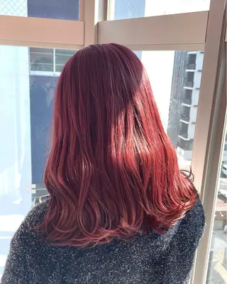 セミロング カラー 色落ち綺麗透明感カラ /ボブ/ナカツヒカルのヘアスタイル