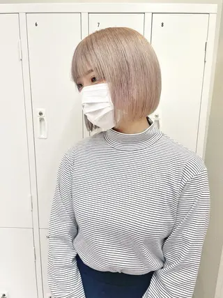 ショート カラー 田中大星 /ボブ 縮毛矯正のヘアスタイル