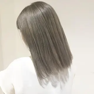 ミディアム カラー 竹内啓太 ボブのヘアスタイル