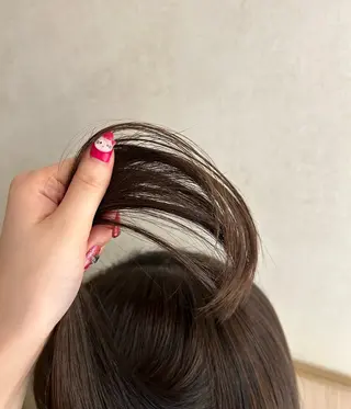 セミロング カラー hiyoka🐈‍⬛ ◎暖色カラー🥀のヘアスタイル