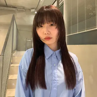 ロング カラー 似合わせカラー🪩 SAYA 👗のヘアスタイル
