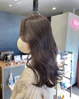 セミロング カラー 🕶️佐藤 海李🐏のヘアスタイル