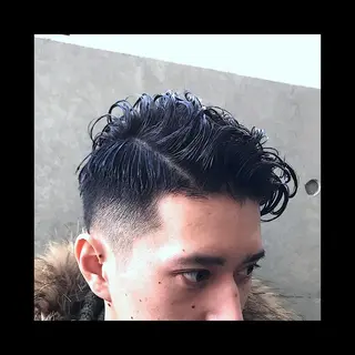 ショート パーマ 及川シゲル 髪質改善講師のヘアスタイル