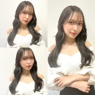 セミロング カラー 顔まわり職人🇰🇷 韓国ヘア/KAITOのヘアスタイル