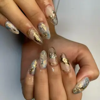 セミロング ネイル 下妻市ﾈｲﾙｻﾛﾝ M_styleのネイルデザイン