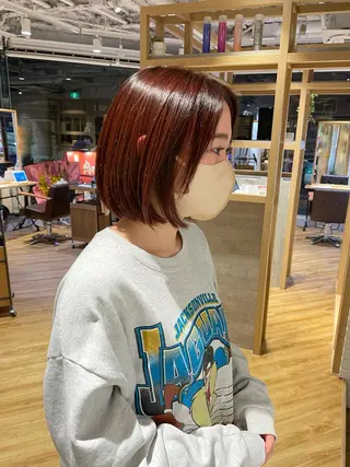 ショート カラー 杉村 未来のヘアスタイル