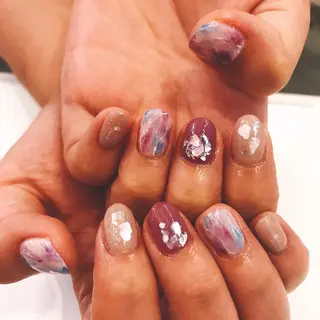 ネイル 韓国風✨髪質改善✨ 縮毛矯正✨松浦知奈美のヘアスタイル