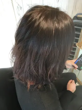 ミディアム カラー 永井大樹✨ 透明感カラー✨のヘアスタイル