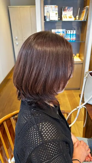 ミディアム U.hair 石川橋店所属・竹村 アカリのヘアスタイル
