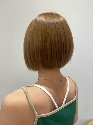 ショート カラー 🧸韓国/髪質改善 MOE🇰🇷🧸のヘアスタイル