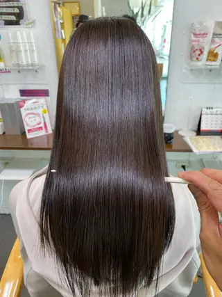 ロング カラー 【髪質改善】に特化 オリーブオイルクラブのヘアスタイル