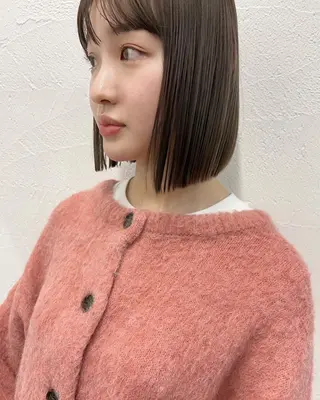 ショート カラー ヘアアレンジ 韓国/ハイトーン/ ボブ🎀MIKU🎀のヘアスタイル