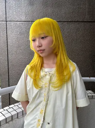 セミロング カラー 【デザインカラー】 Ryutoのヘアスタイル