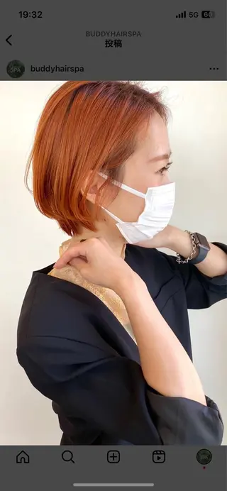 ショート カラー トヨシマ シュウトのヘアスタイル