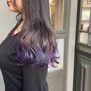 セミロング 峯 志帆のヘアスタイル