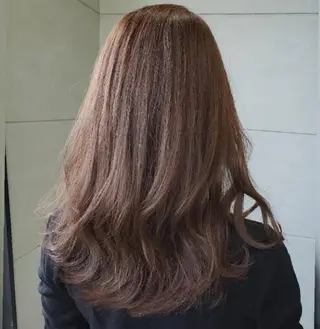 ロング カラー 天池 結衣のヘアスタイル