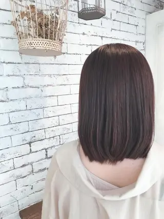 セミロング カラー 髪質改善☀️ miho☀️のヘアスタイル