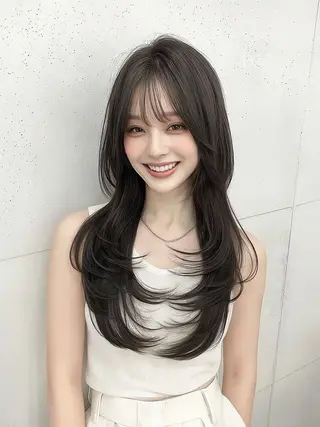 ロング puty.所属・puty. chinariのヘアスタイル