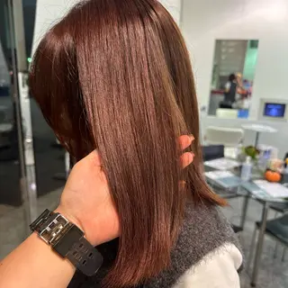 カラー 町田 里奈のヘアスタイル