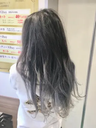 ロング カラー tuki yokohama所属・店長 小池アキトのヘアスタイル