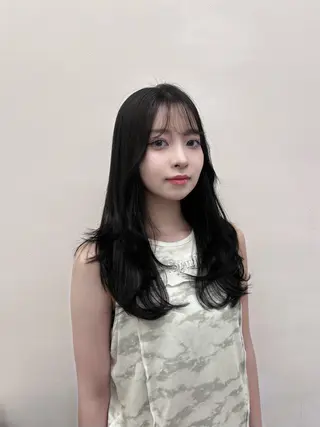 ロング カラー パーマ ヘアアレンジ メンズ キッズ 横浜美容室 RIKAのヘアスタイル