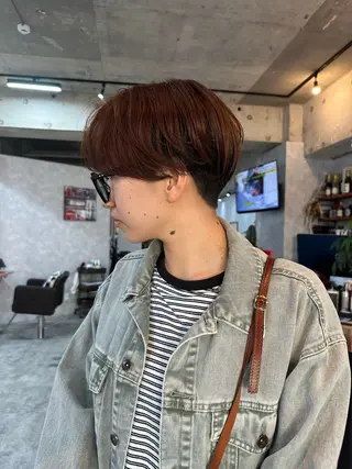 ショート C’LD hair produce /シールドヘア所属・モテ髪/ボブ/ショー ト/アダチフウトのヘアスタイル