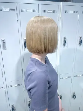 ショート カラー パーマ ヘアアレンジ メンズ 透明感カラー・レイヤ ー🎀amika🎀のヘアスタイル