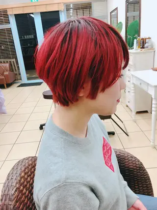 ショート 森安 華楠のヘアスタイル