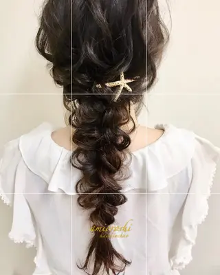 ロング カラー パーマ ヘアアレンジ ネイル マツエク・マツパ backstage.AZ所属・吉川 宙翔のヘアスタイル