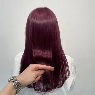 カラー 夏っぽ韓国style 🇰🇷表参道美容室のヘアスタイル