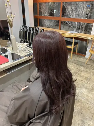 ロング カラー 川端 明莉のヘアスタイル