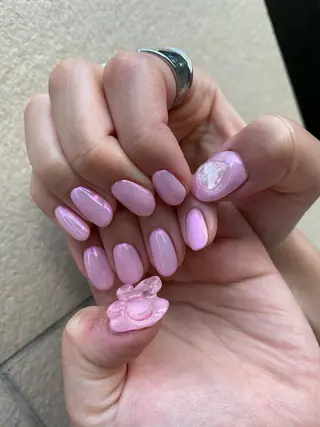 ミディアム カラー ヘアアレンジ ネイル マツエク・マツパ 💓💓彩 音💓💓のマツエク・マツパデザイン