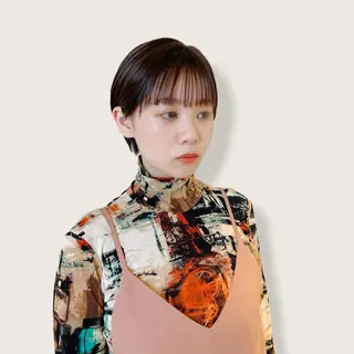 ショート コクブ アキヨのヘアスタイル