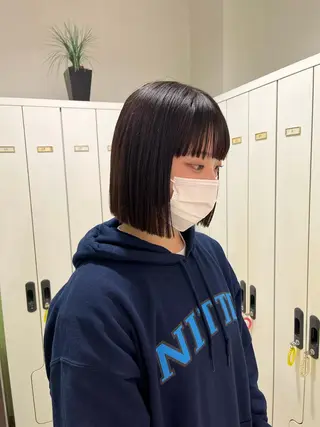 ショート ぷつっとボブ/ちゅる ピンク/mika☆のヘアスタイル