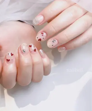 ネイル 大人可愛いネイル🎗 Hinaのネイルデザイン