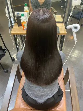 ロング カラー ヘアアレンジ 🍒ᩚ名駅/艶髪 縮毛矯正/あゆ🍒ᩚのヘアスタイル